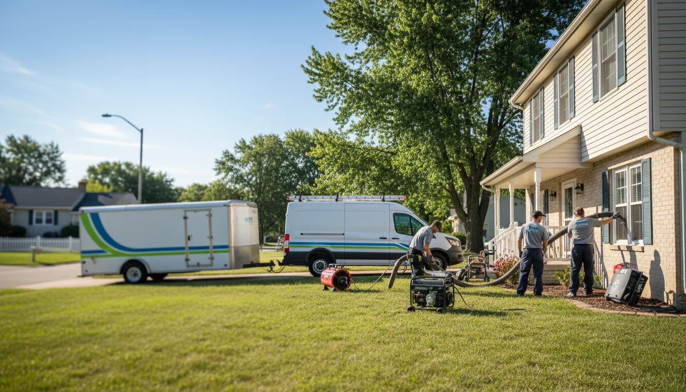 Flooded Basement Restoration And Cleanup With Repair in Ada, OH near me